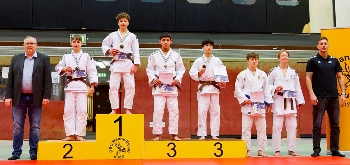 Karl Knackstedt Siegerehrung 5. Platz bis 50 kg